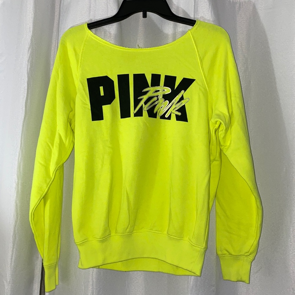 PINK VS off shoulder pull over